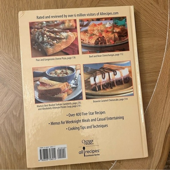 AllRecipes Dinner Tonight hardback cookbook with 400 best loved recipes - Picture 2 of 3